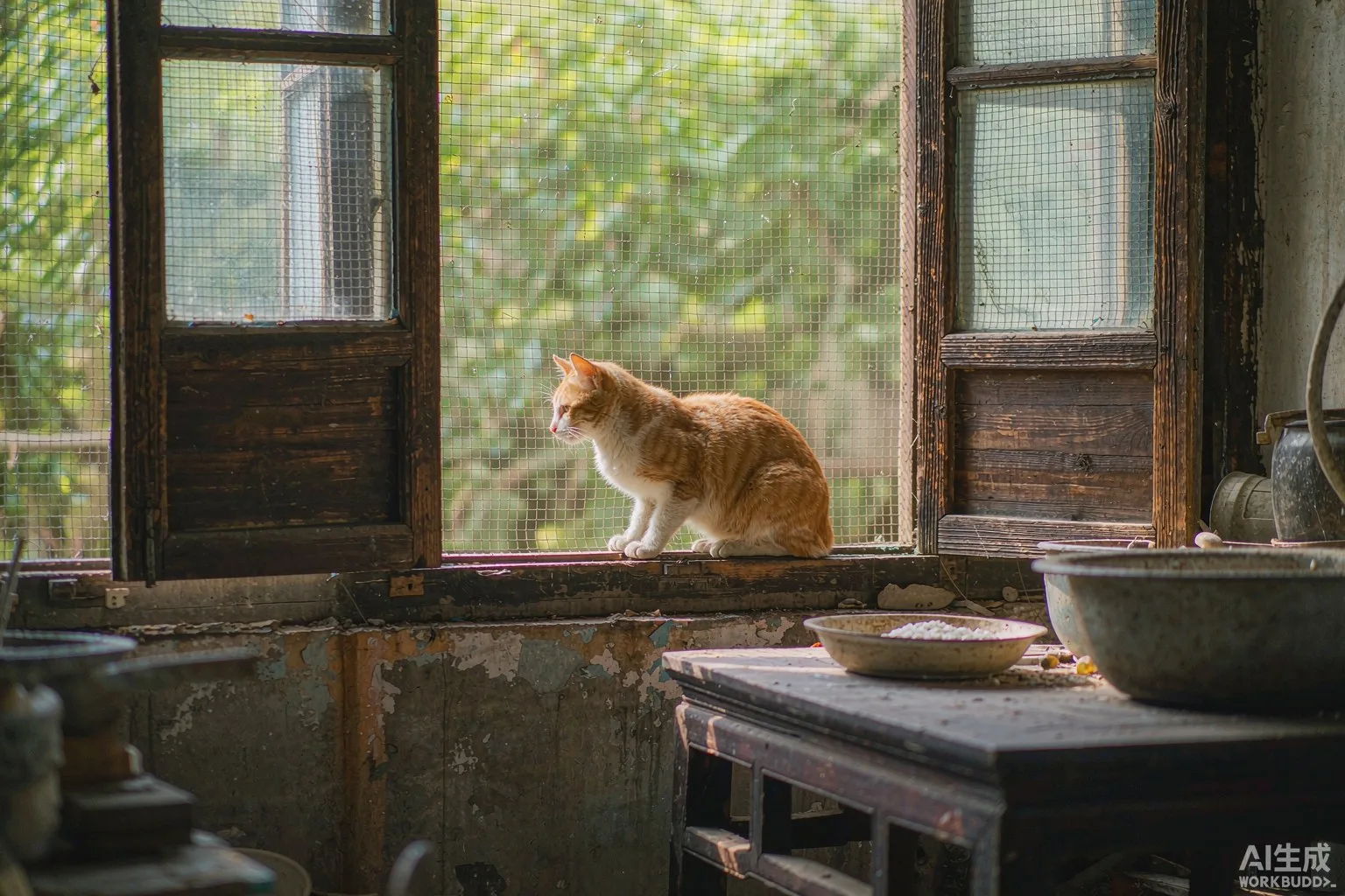 邻居家的猫每天准点来我窗台蹲着，今天终于让我摸了一下